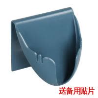 沥水肥皂架卫生间创意免打孔香皂盒浴室香皂托家用壁挂式香皂架子 三维工匠 深海蓝1个装