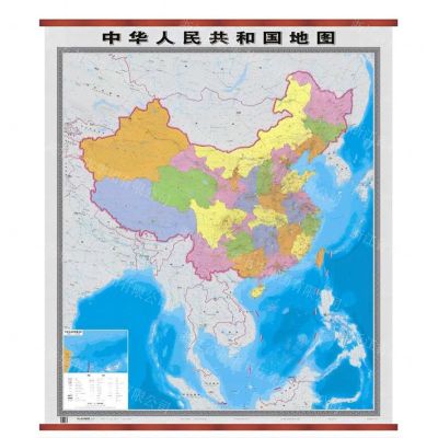 [N]中华人民共和国地图(全新升级版知识版1:5400000)-9787557211905