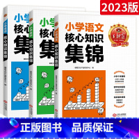 核心知识集锦3本[语文+数学+英语] 小学通用 [正版]核心知识集锦语文数学英语基础知识大盘点一二三四五六年级小学考点大