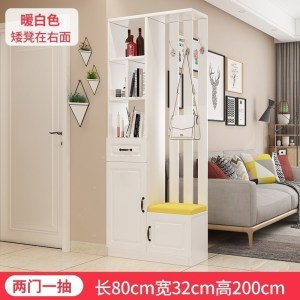 森美人酒柜现代简约进玄关柜客厅屏风鞋柜一体厅装饰柜入隔断柜