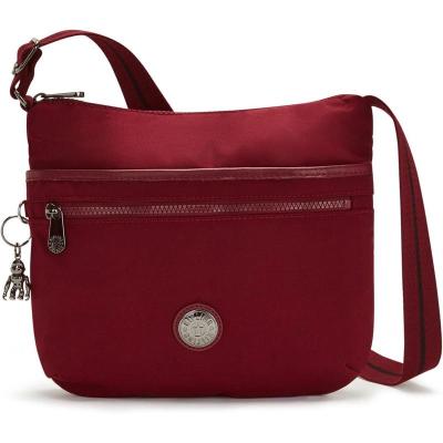 Kipling凯浦林单肩包女轻便多功能时尚舒适红色多色肩带