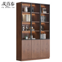 芙首泰玻璃门书柜三门三柜1200*320*2000mm个