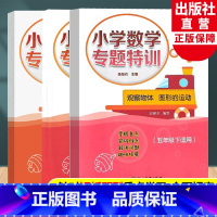 小学数学专题特训五年级下全3册 五年级下 [正版]小学数学专题特训 长方体和正方体+观察物体 图形的运动+分数的意义全3