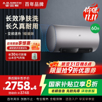 AO史密斯电热水器60升 国家补贴 80吨长效净水洗 免清洗 3kW变频速热 金圭特护 E60ED6