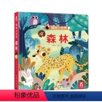 揭秘小世界-森林 [正版] 揭秘小世界第一辑 森林 宝宝科普自然小绘本2-3-5早教启蒙阅读趣味认知书小手抠洞洞翻翻页