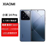 小米14 Pro 16GB+1TB 流星蓝 骁龙8Gen3 5G 2K微曲屏 120W快充 徕卡光学镜头 光影猎人900 智能手机