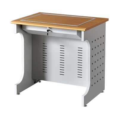 臻远ZY4012416隐藏式翻转电脑桌培训桌教室机房多媒体学习桌办公桌B款单人位