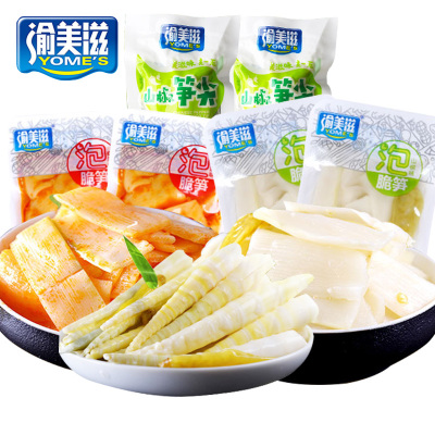 渝美滋山椒笋尖泡椒竹笋500g小零食开袋即食袋装笋丝笋干休闲食品
