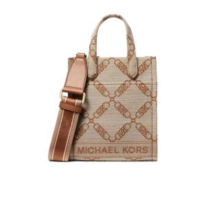 迈克·科尔斯(MICHAEL KORS)女士织物单肩包小巧便携可拆卸调节肩 裸色