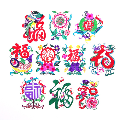 中国风手工剪纸作品中国特色送老外中国特色工艺品剪纸出国外事礼品