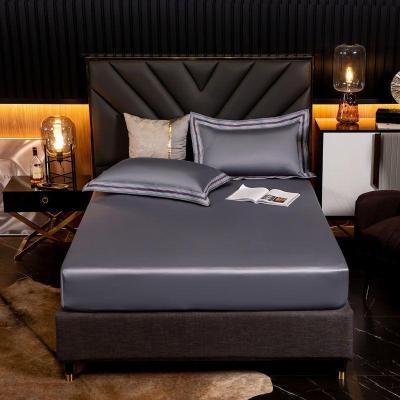 家柏饰(CORATED)100支长绒棉床笠纯色单件床垫保护套全棉全棉防滑全包床罩