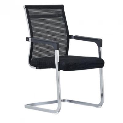 东杉办公椅 培训椅会议椅黑色网椅人体工学椅