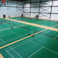 康力强排球场地胶运动地板室内防滑地板pvc地胶垫