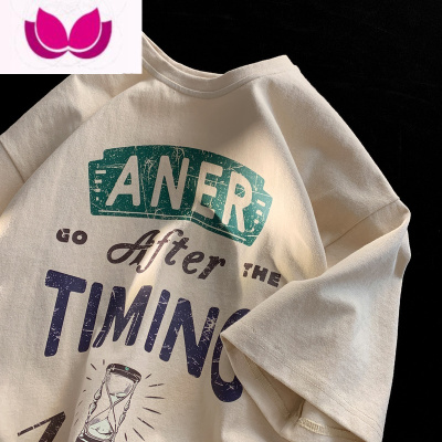 七斓复古短袖男夏季美式半袖320goversize潮牌高克重t恤衣服