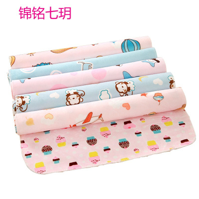 锦铭七玥现货婴儿隔尿垫纯棉 新生儿尿垫超大可洗防水透气护理垫生产厂家
