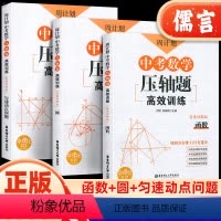 [中考压轴题]全套5册 全国通用 [正版]周计划中考数学压轴题训练匀速动点问题+圆+折叠与旋转+三角形与四边形+函数 初