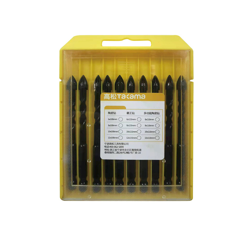 高松takama 六角十字多功能陶瓷钻10*118mm903310 10支/盒