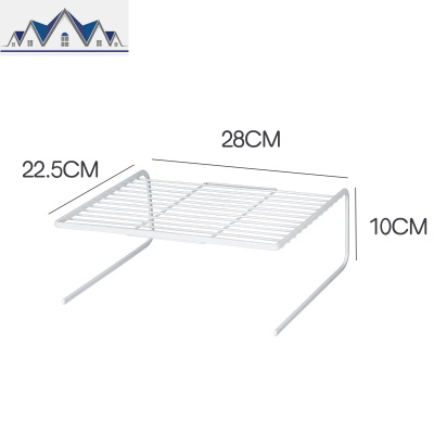 厨房柜子分层放锅架子分隔板橱柜内分隔置物架冰箱内部碗架收纳架 三维工匠