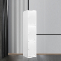 臻远 铁皮柜健身房存包柜员工柜储物柜 单三门更衣柜