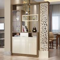 现代简约双面鞋柜厅玄关柜间厅柜客厅加长镂空隔断柜屏风酒柜