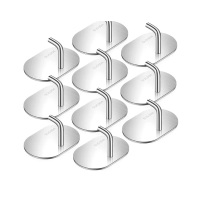 LONMATE 不锈钢挂钩免打孔 10个组 一个