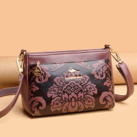 包包女包新款2026斜挎单肩包中国风压花妈妈包小方包欧美