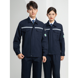 幻窕 车间作业人员服装 工装藏蓝色均码 AB022