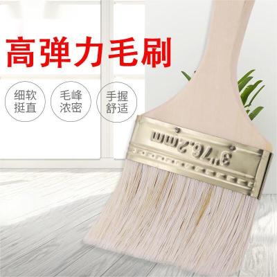 工霸 加厚款白毛油漆刷 扁油刷清洁刷