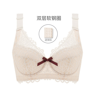 HLCOMAN糖粒大码内衣女胖mm胸罩聚拢收副乳防下垂200斤大胸显小文胸薄罩E胸罩