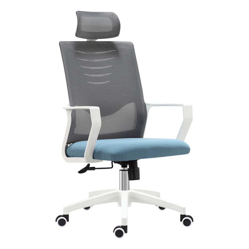 翌嘉 YJ-20096 办公椅人体工学椅会议椅 白色转椅