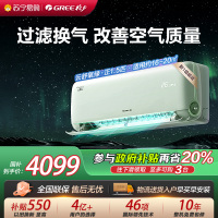 [格力官方旗舰店]格力空调云舒氧新能效正1.5匹变频空调挂机KFR-35GW/NhHf1BAt冷暖家用低音 新一级能效