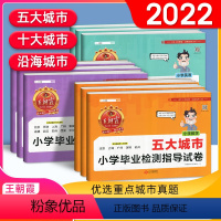 [五大城市]语文 +数学+英语(3本) 小学通用 [正版]2022新版王朝霞试卷五大十大十五大沿海城市小学毕业检测指导真