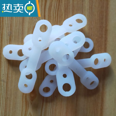 敬平硅胶防风防滑扣条阳台晾衣杆卡扣高层家用室外晾衣架固定器防掉 [新款]衣架防风扣白色 粗细衣架通用 100