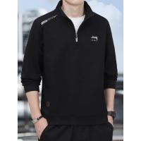 JEEP SPIRIT男士卫衣2025秋冬新款休闲半拉链时尚百搭保暖男上衣