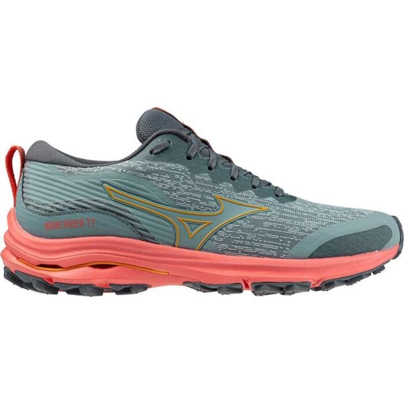 美津浓(Mizuno)女款跑鞋轻便防滑缓震全能型路跑与越野两穿运动鞋