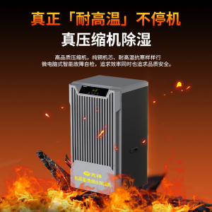 先锋工业除湿机大功率抽湿机车间仓库地下室大面积免倒水抽湿器上排水手机APP远程控制 198L/天CFS198B-25AZ