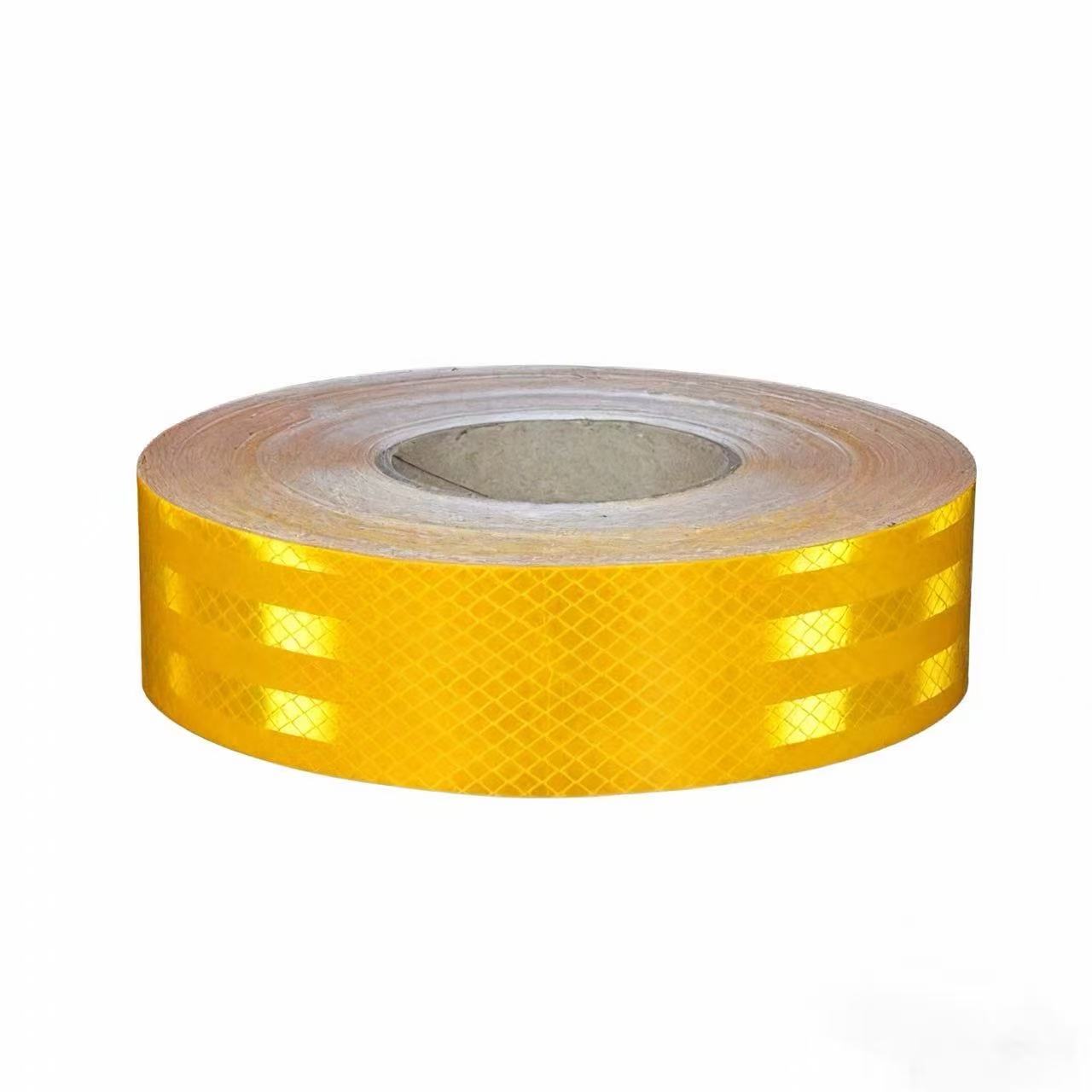 衡雁骏兴 反光胶带 黄色晶彩格 5cm*30m 卷
