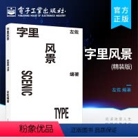 [正版] 字里风景 精装版 设计诉求关键词获取风格参考委托人喜好到设计方向的确定草稿的绘制书 字体商业案例与设计思辨