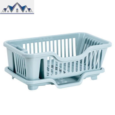 放碗筷收纳盒碗碟沥水架置物架滤水碗篮厨房碗架 碗柜简易 出租房 三维工匠