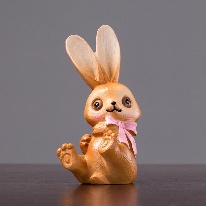 美帮汇酒柜装饰品创意礼品电视柜摆件生日办公桌客厅兔子摆件