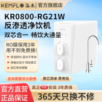 溢泰康富乐(KEMFLO)商用净水器直饮自来水ro反渗透800G净水机KRO800-RG21W台