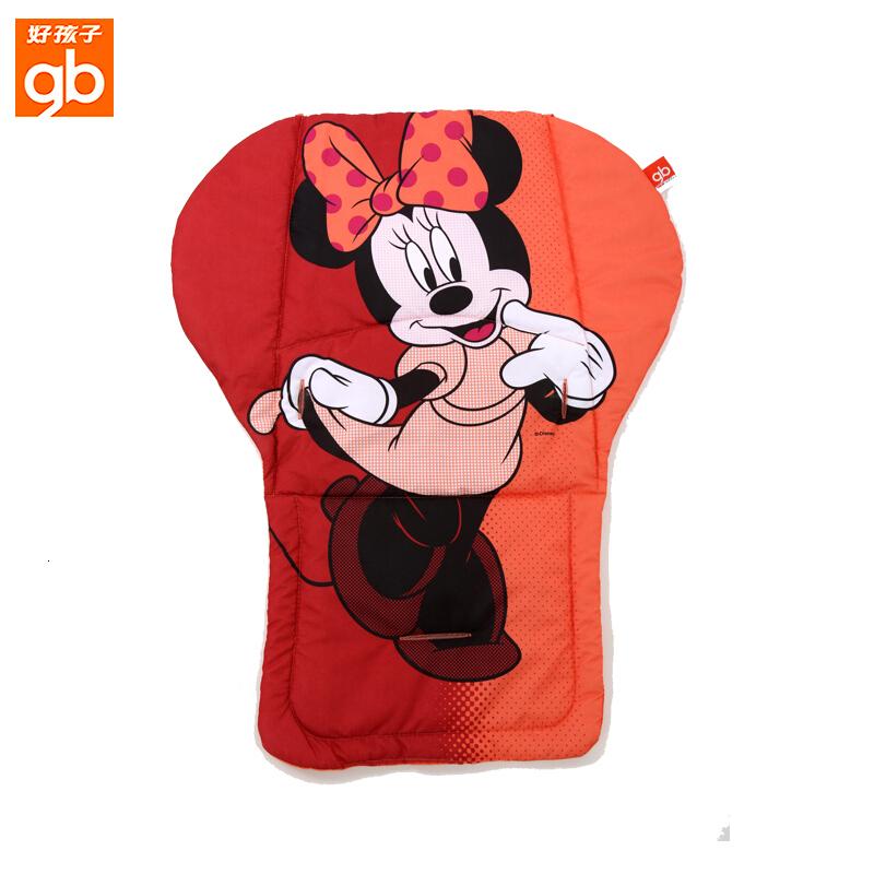 好孩子（gb）婴儿推车棉垫迪士尼双面坐垫宝宝棉垫MD800婴儿推车通用