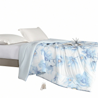 绵族世家(mianzushijia) MZSJ-X3201 150×210cm 赛尔棉蚕丝被 (单位:床) 蓝色