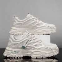 2026春季新款时尚休闲鞋飞织网面舒适防滑百搭低帮跑步鞋男鞋青年