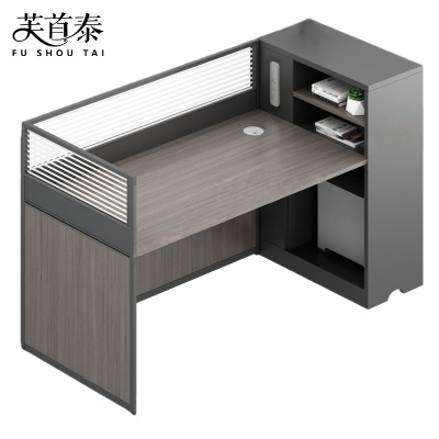 芙首泰屏风办公桌单人位150*60*110cm张