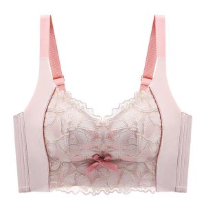 浪莎内衣女小胸聚拢收副乳调整型防下垂美背女士无钢圈胸罩文胸