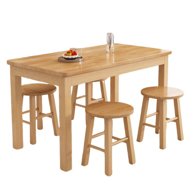 攸形早餐桌120*60*75cm+4凳套