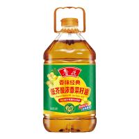 鲁花香味经典浓香菜籽油4L