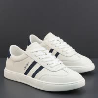 2026春季新德训鞋男款真皮头层牛皮板鞋网红时尚真皮小白鞋男