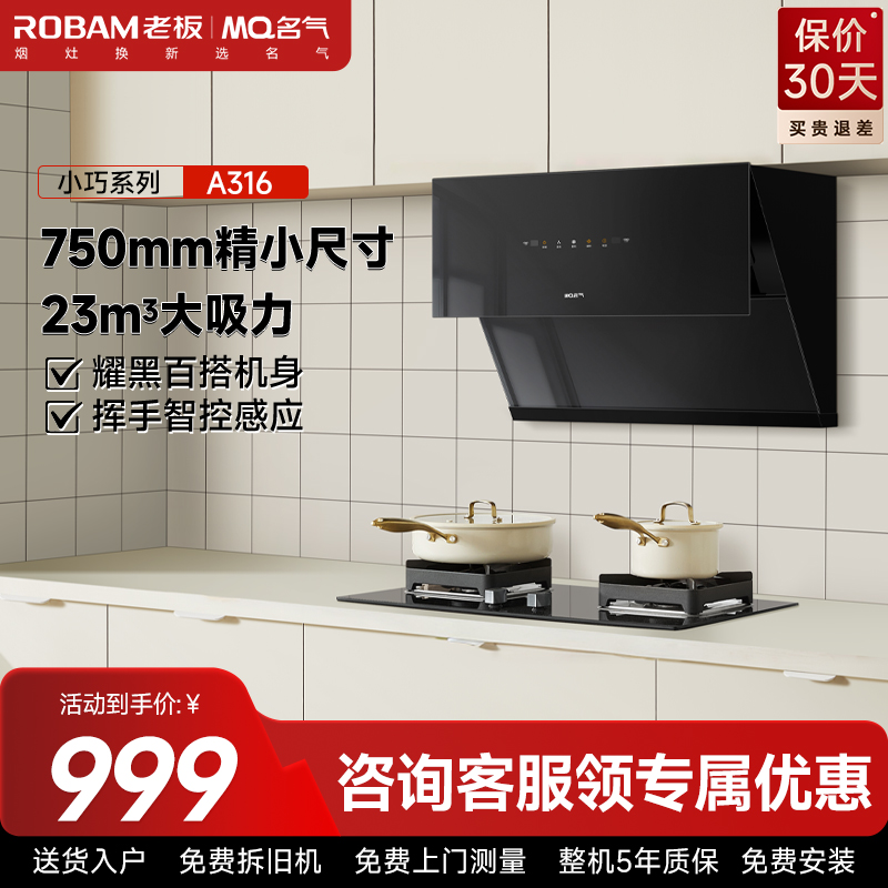 老板名气吸油烟机CXW-300-A316